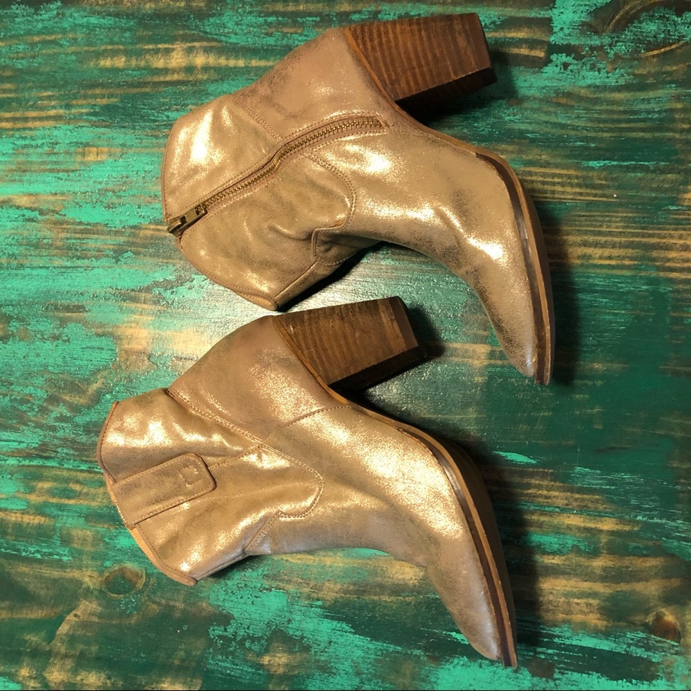 Gold Boots